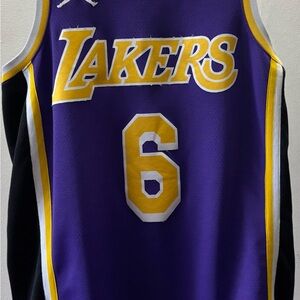 LeBron James Authentic Lakers Jersey. Gently worn/used.